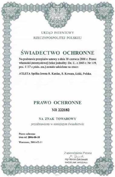 świadectwo ochronne Vitalmax